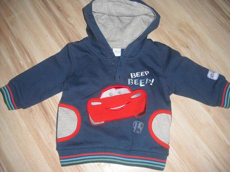 Mikina disney cars 6-9mes., disney,74
