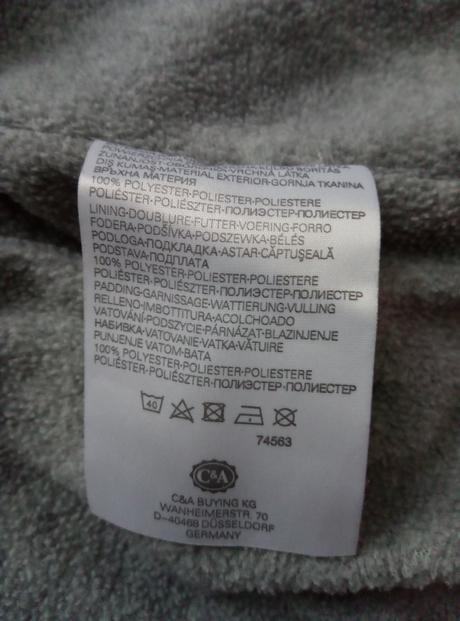Zimná bunda, c&a,134