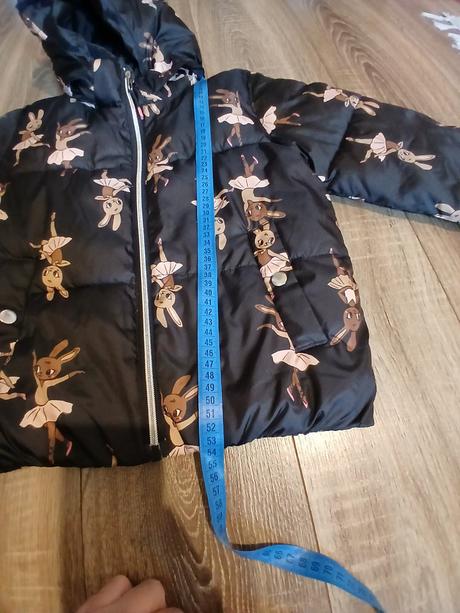 Zimna bunda, h&m,128