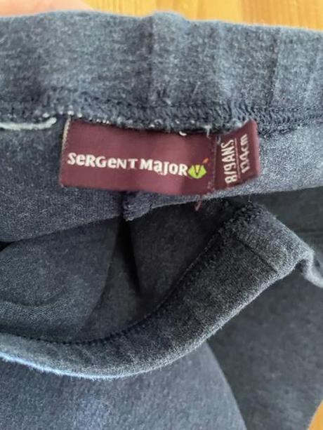 Sergent major modro-sivé legíny s mašličkami, sergent major,134