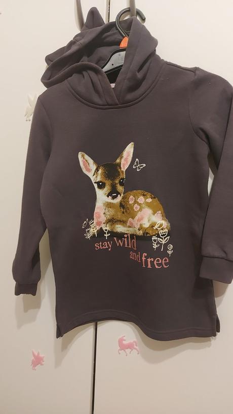 Predám dievčenskú mikinu veľ.110-116, dopodopo,110