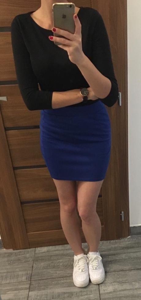 Modra minisukna, amisu,xs