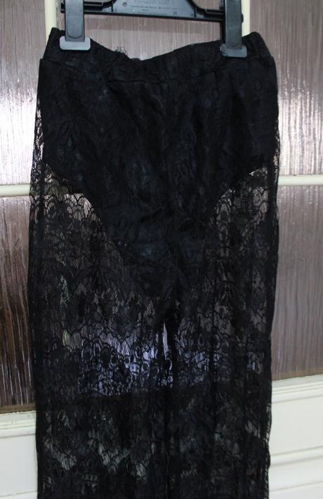 Cipkovane nohavice podsite gatkami, xs