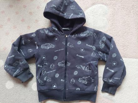 Zateplena mikina veľ.104/110, 104