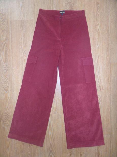 Široké zamatové nohavice, m