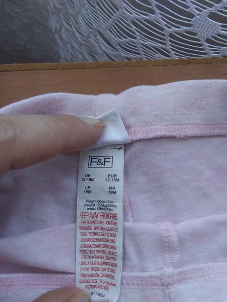 Tričko+ legíny, f&f,86