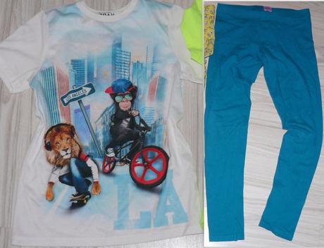 Legíny+tricko zdarma 146/152, f&f,146