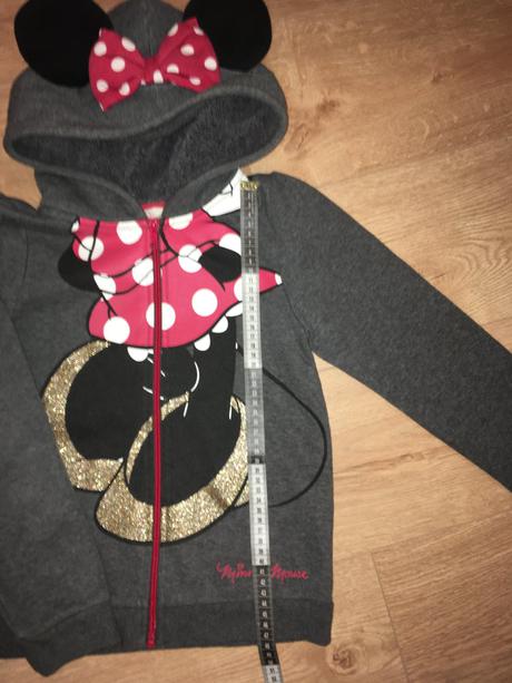 Mikina minnie mouse, h&m,140