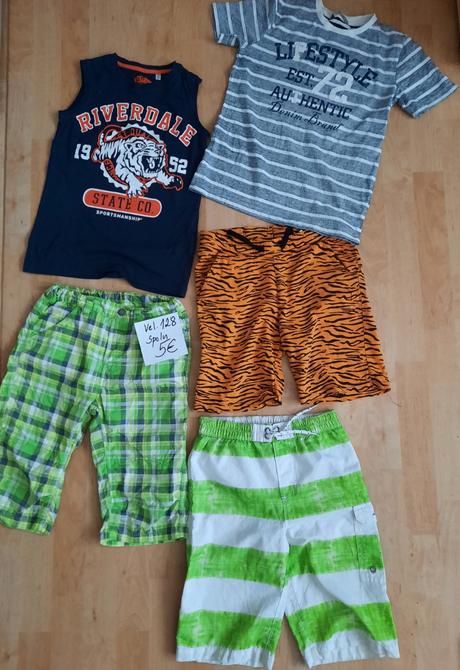 Balíček letných veci vel.128, 122–134