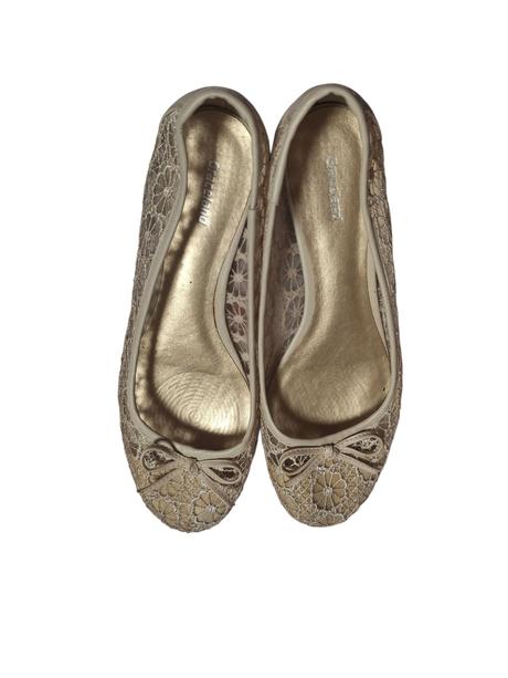 Dámske čipkované balerínky, graceland,39