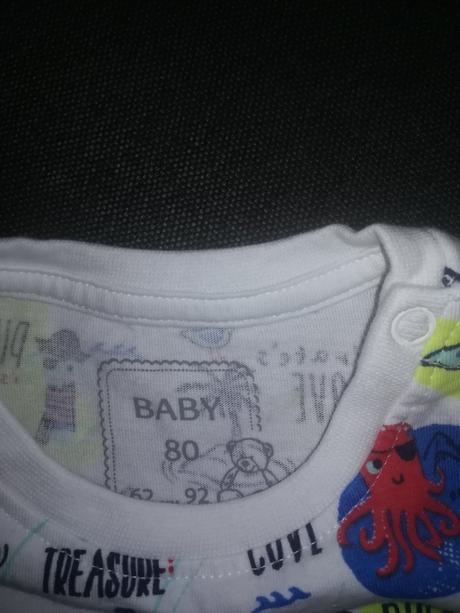 Body s krátkym rukávom, baby,80