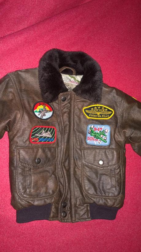 Letecká bunda s kožušinkou, zara,104