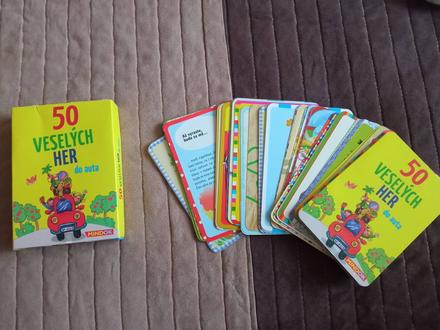 50 veselých hier do auta,
