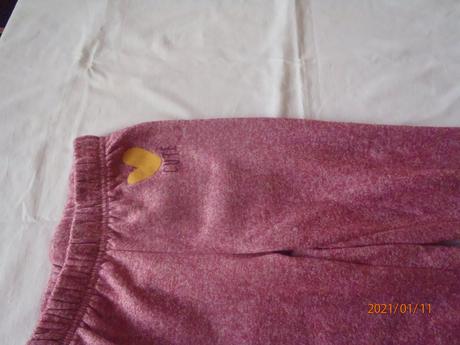 Bordové melírované tepláky, kids,116