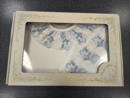 Set košieľka+čiapka na krst, 56