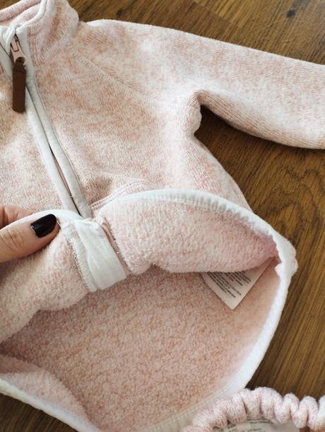 Súprava z pleteného flísu, h&m,74