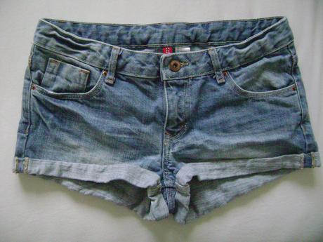 H&m divided riflové kraťasy vel.34/xs-s, h&m,xs