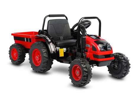 Toyz traktor na akumulátor hector red,