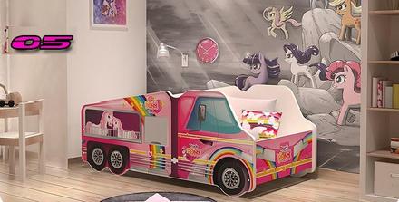 Detská posteľ 140x70 pony, šírka (cm): 70,dĺžka (cm): 140