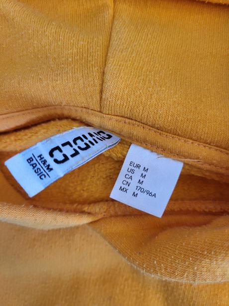 M mikina oversize, h&m,m