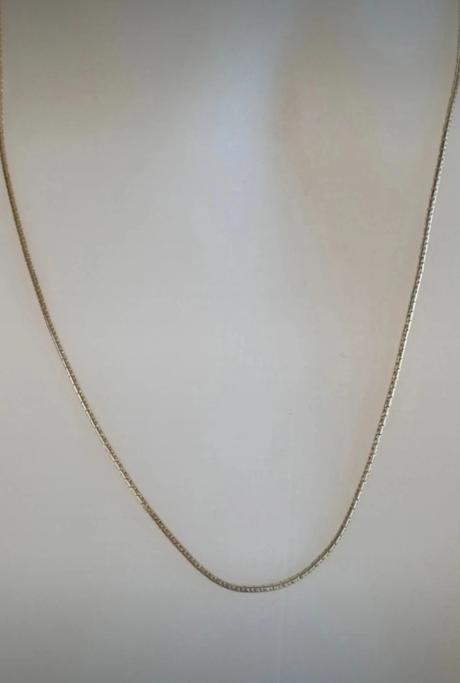 Pozlátená retiazka, dĺžka 49,5 cm, 
