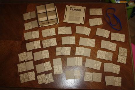 Šalene pexeso drevené, 