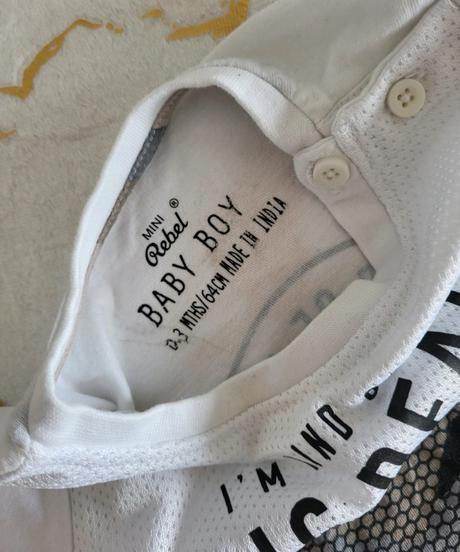 Originálne tričko rebel na 0-3 mesiace, rebel,62