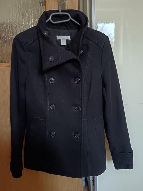 Dámsky čierny kabátik, h&m,32