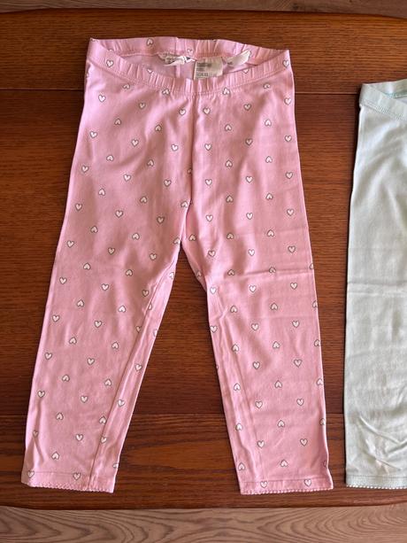 Trištvrťové legínky dvojset, h&m,134