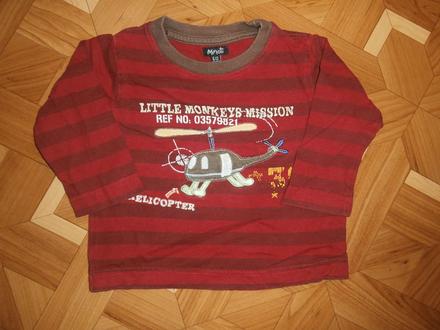 Tričko s dlhým rukávom, minoti,80