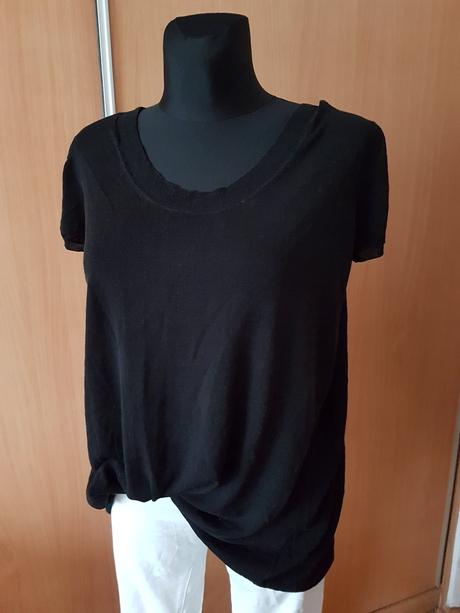 Čierny ľahký italy pulovrík vel.xl, xl