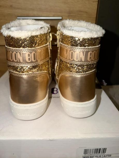 Moon boot original gold luxusne cizmy-snehule, 38