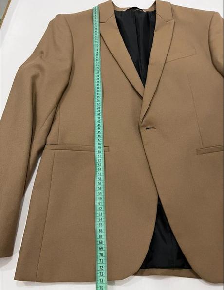 Hnedý pánský oblek zara, 52