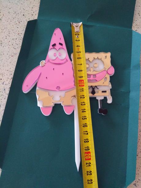 Zápich do torty spongebob,