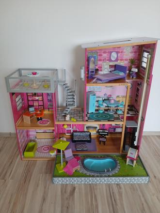 Barbie domcek kidkraft,