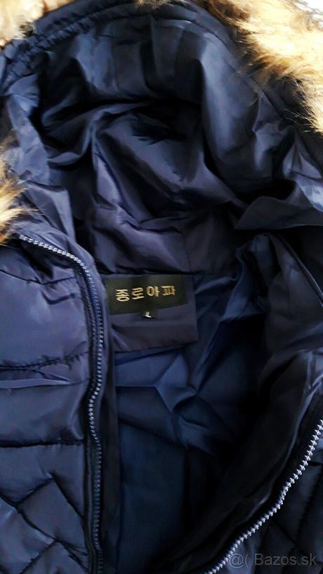 Bunda s kožušinkou s/m, s