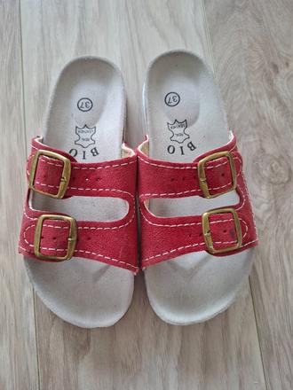 Kožené šľapky,  veľ. 36, vnút.d 23cm, 36