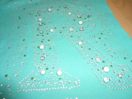 Zelene bavlnene tricko kamienky, xs