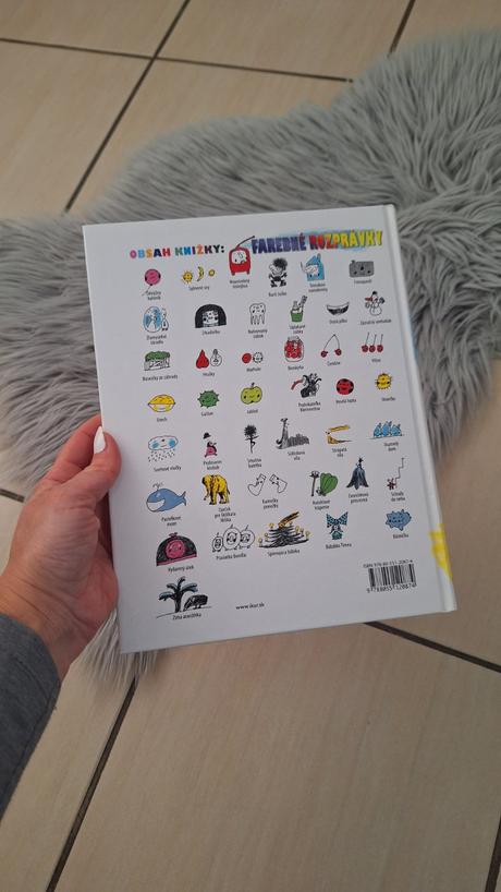 Kniha farebné rozpravky,