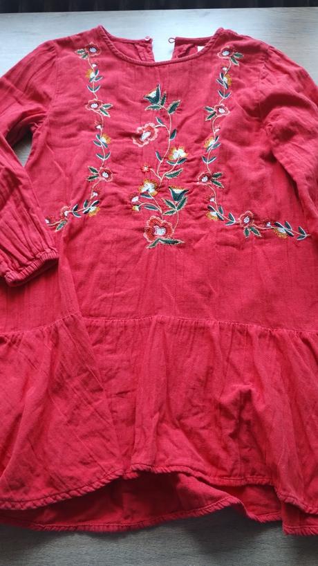 Vyšívané šaty zara, zara,128