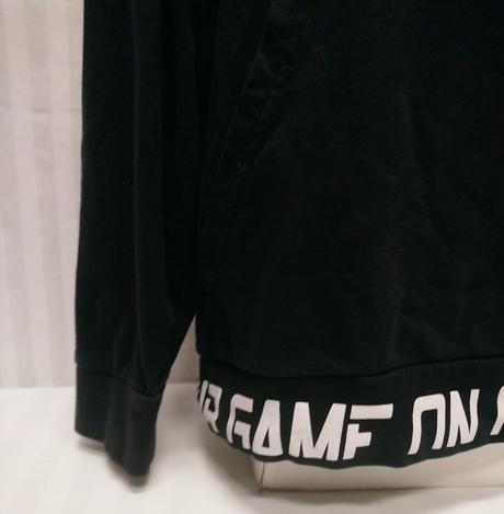 Pánska čierna mikina klokanka s nápismi, uncle sam, l