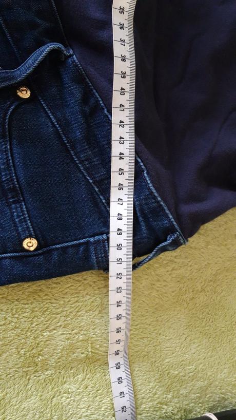 Tehotenské riflové nohavice, 46