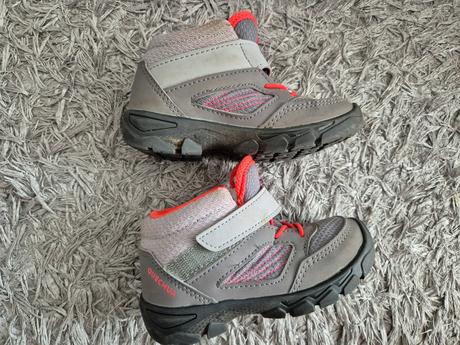 Detská turistická obuv polovysoká veľ. 25, quechua,25