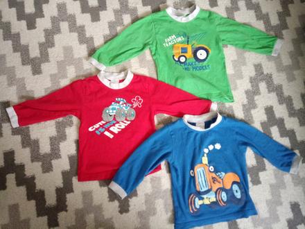 Tričká 3ks, 92