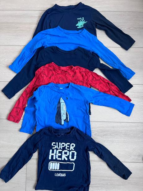 Tričká 6ks, sinsay,116