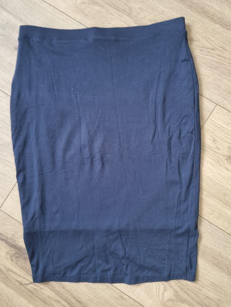 Modrá elast. sukňa tom tailor 40, tom tailor,40
