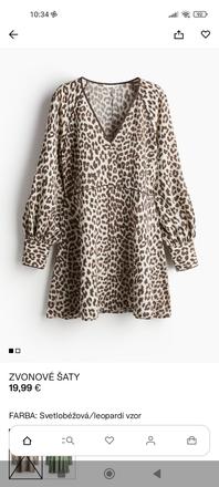Dámske šaty, h&m,l