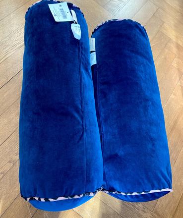 Zamatové dekoratívne vankúše - 2 kusy,