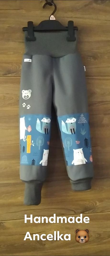 Zimné softshellky kombinované s reflexnym prvkom, 68 - 170