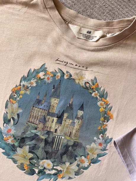 2x tričko harry potter, h&m,134